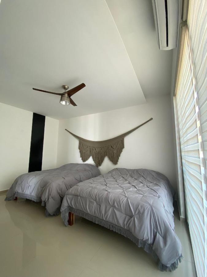 Angelina 28 Beachfront And Family Apartments - Modern And Relaxing Long Stays - 20 Min From Cancun Airport Puerto Morelos Extérieur photo