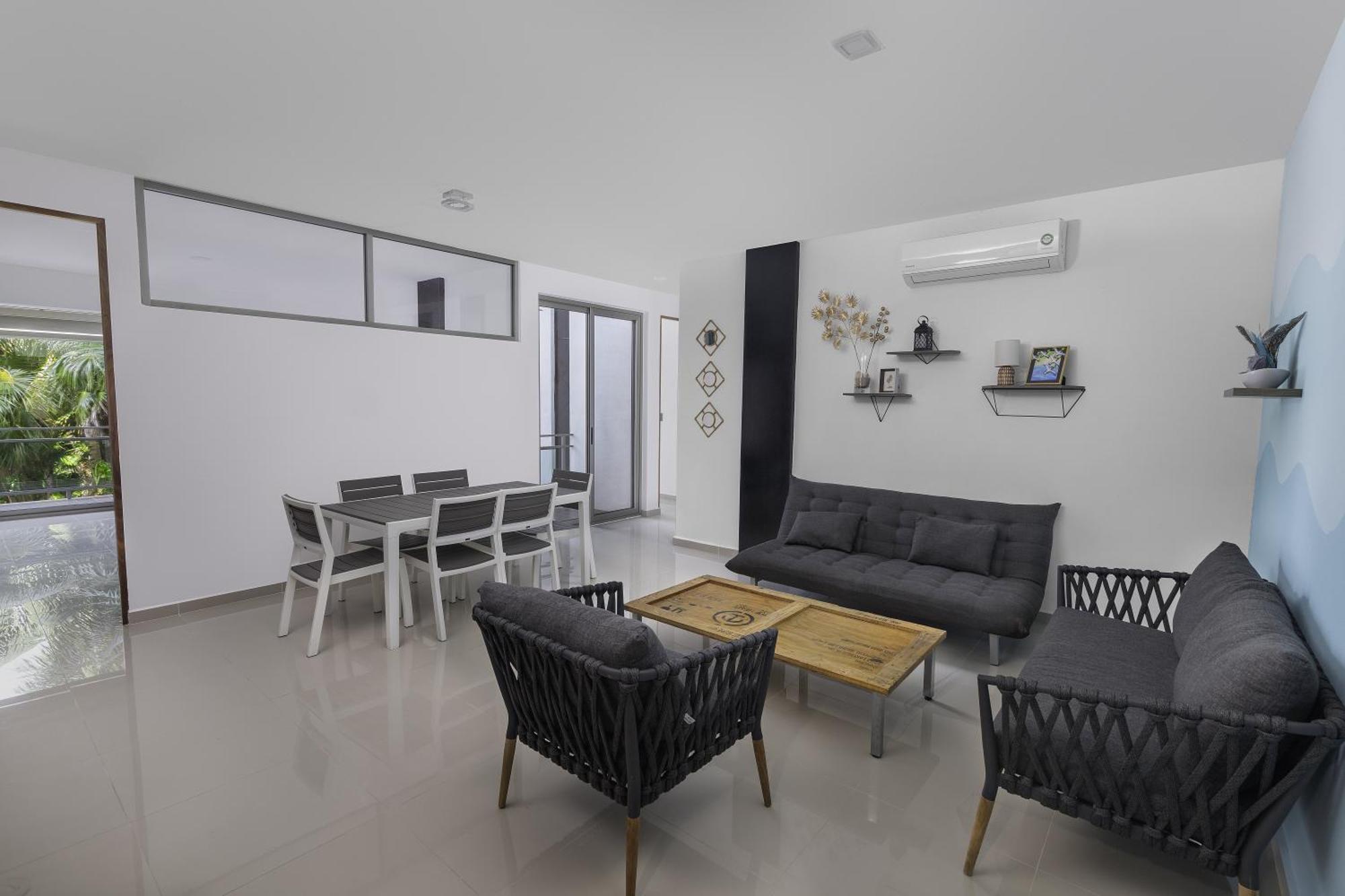 Angelina 28 Beachfront And Family Apartments - Modern And Relaxing Long Stays - 20 Min From Cancun Airport Puerto Morelos Extérieur photo