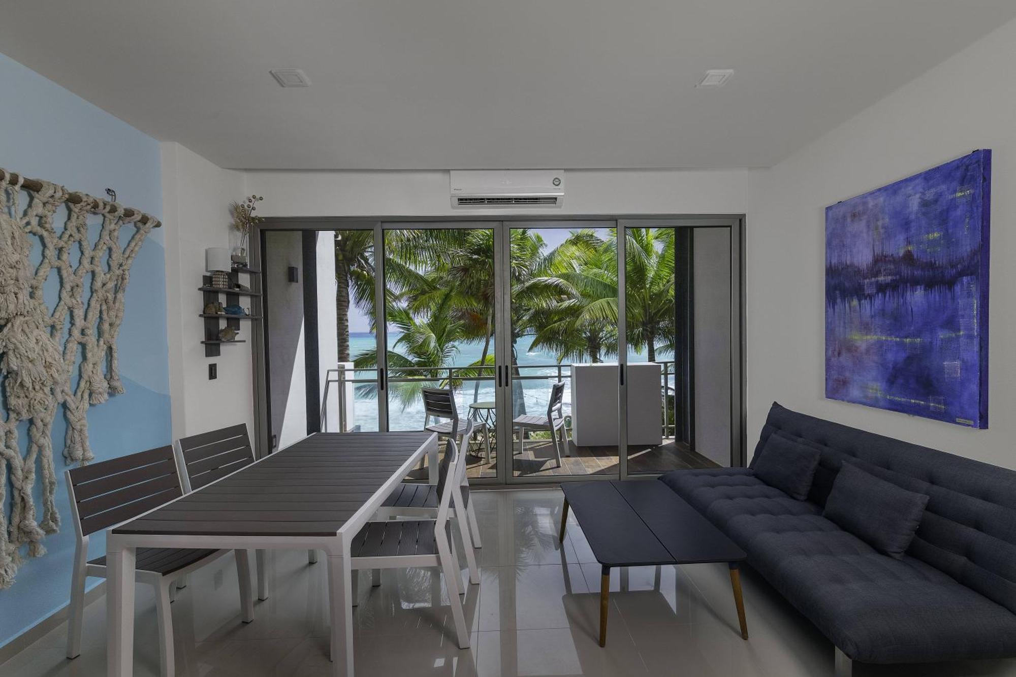 Angelina 28 Beachfront And Family Apartments - Modern And Relaxing Long Stays - 20 Min From Cancun Airport Puerto Morelos Extérieur photo